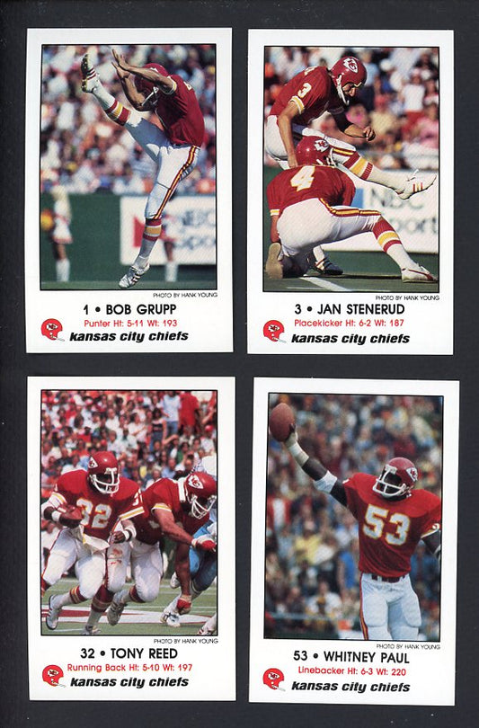1980 Police Kansas City Chiefs Complete Set 559933