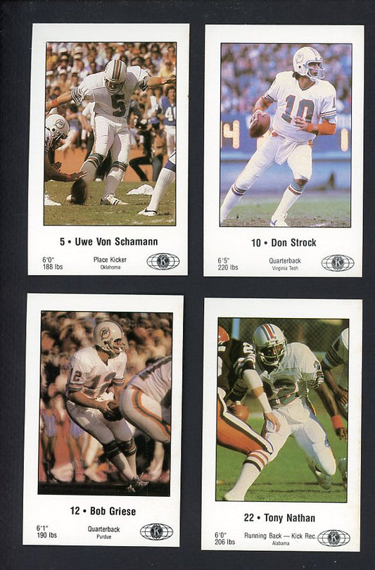1980 Police Miami Dolphins Complete Set toning 559936