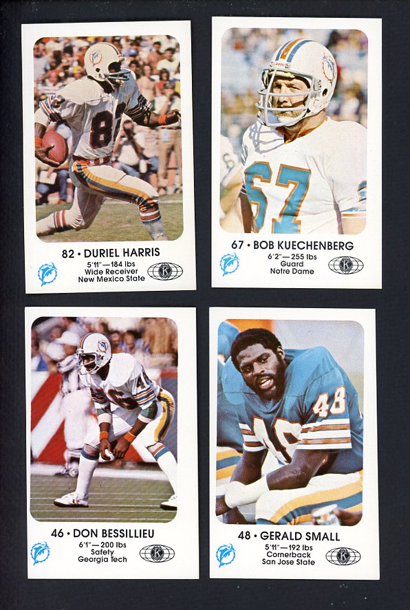 1981 Police Miami Dolphins Complete Set 559943