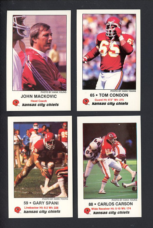 1983 Police Kansas City Chiefs Complete Set 559952
