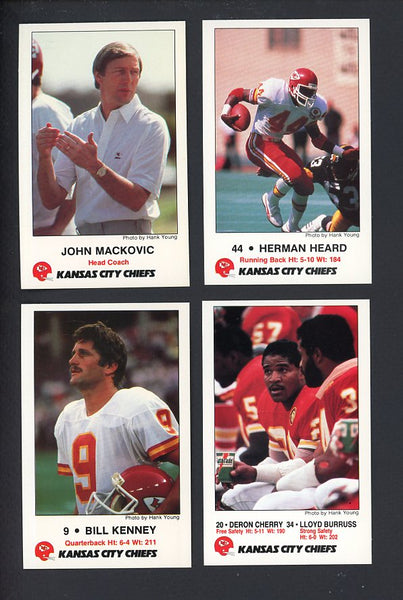 1985 Police Kansas City Chiefs Complete Set 559961
