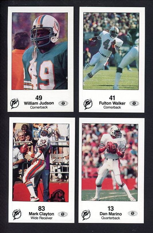 1985 Police Miami Dolphins Complete Set 559965