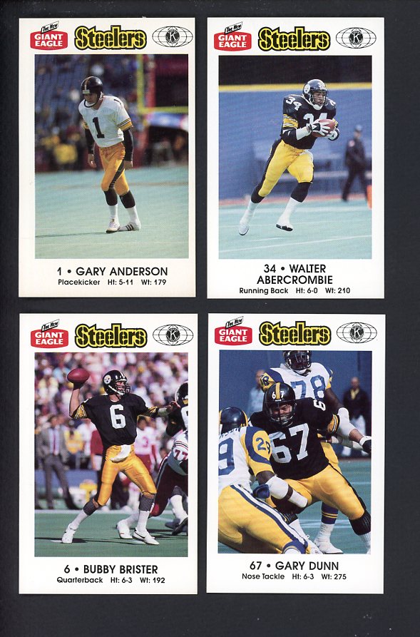 1987 Police Pittsburgh Steelers Complete Set 559981