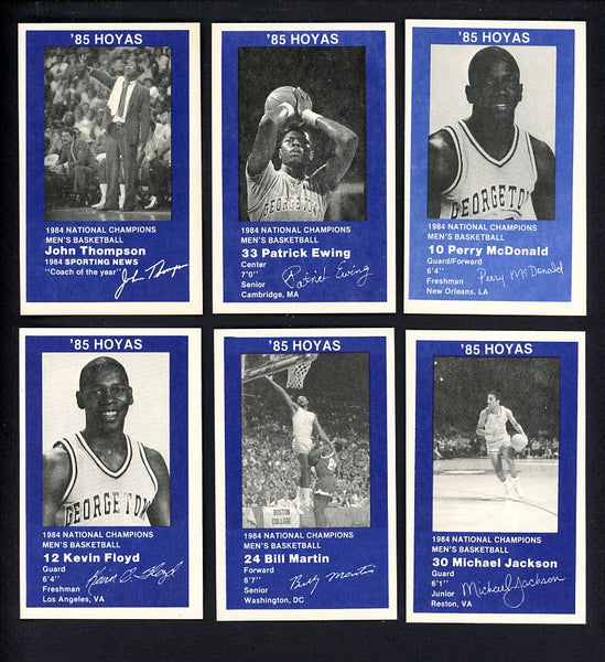 1984 Police Georgetown Hoyas Complete Set 559988