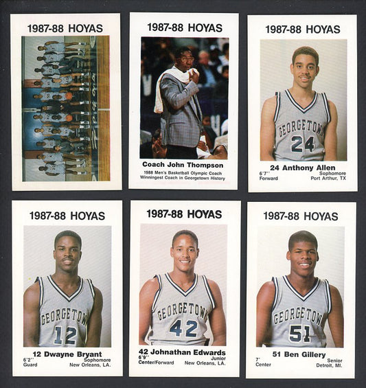 1987 Police Georgetown Hoyas Complete Set 559992