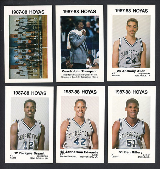 1987 Police Georgetown Hoyas Complete Set 559993