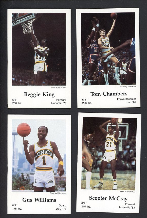 1983 Police Seattle Sonics Complete Set 559995
