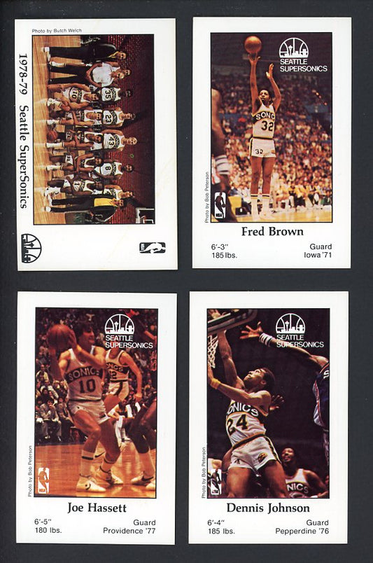 1978 Police Seattle Sonics Complete Set 559996