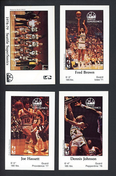 1978 Police Seattle Sonics Complete Set 559996