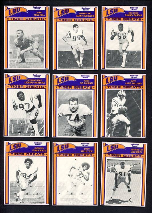 1983 Sunbeam LSU Tigers Complete Set 560009