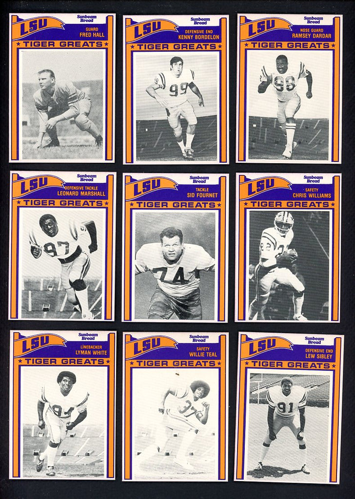 1983 Sunbeam LSU Tigers Complete Set 560009