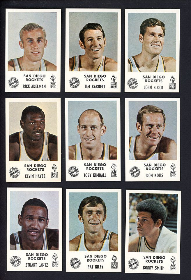 1968 Jack In The Box San Diego Rockets Near Set 560011