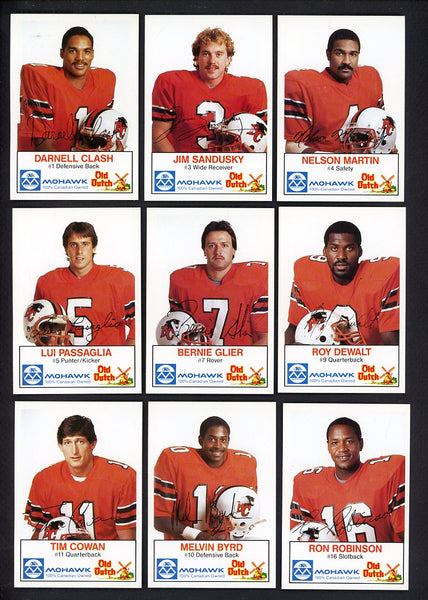 1985 Mohawk B.C. Lions Complete Set 560015