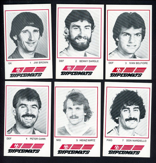 1981 Dave Pyles Washington Diplomats Complete Set 560035