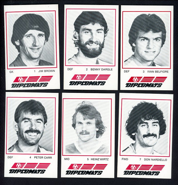 1981 Dave Pyles Washington Diplomats Complete Set 560035