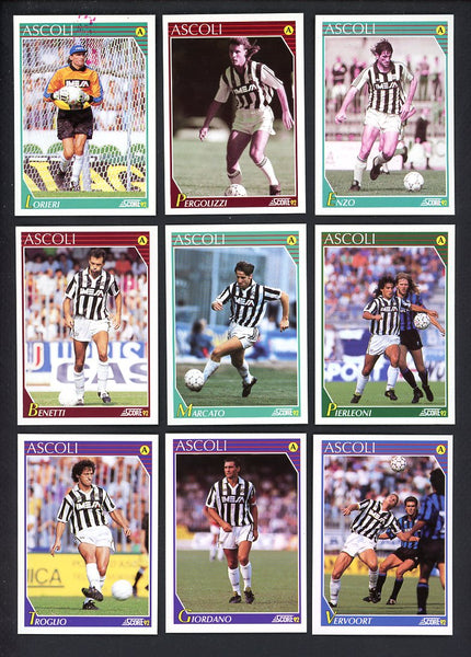 1991 Score Italian Soccer League Complete Set 560036