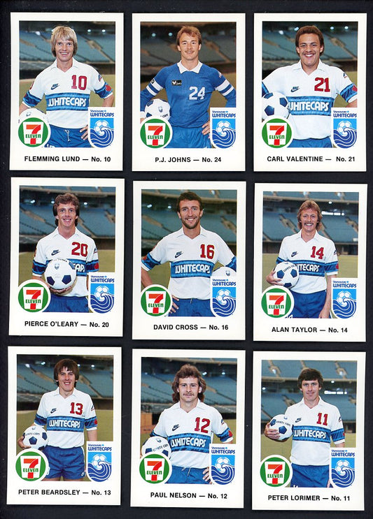 1983 7-11 Vancouver Whitecaps Complete Set 560037