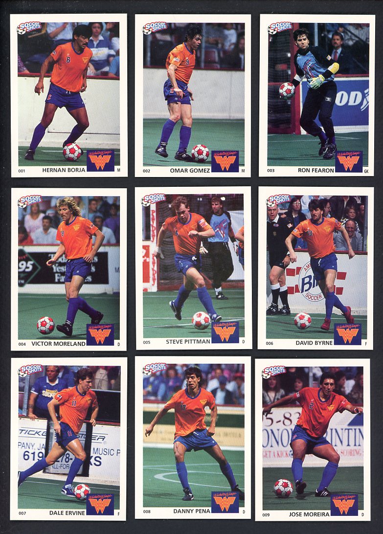 1991 Soccer Shots MSL Soccer Complete Set 560038
