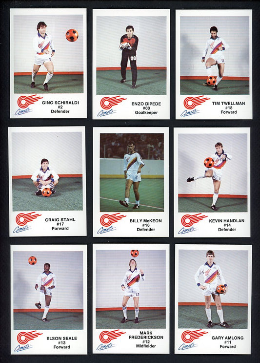 1983 Coca Cola Triple Play Kansas City Comets Complete Set 560045