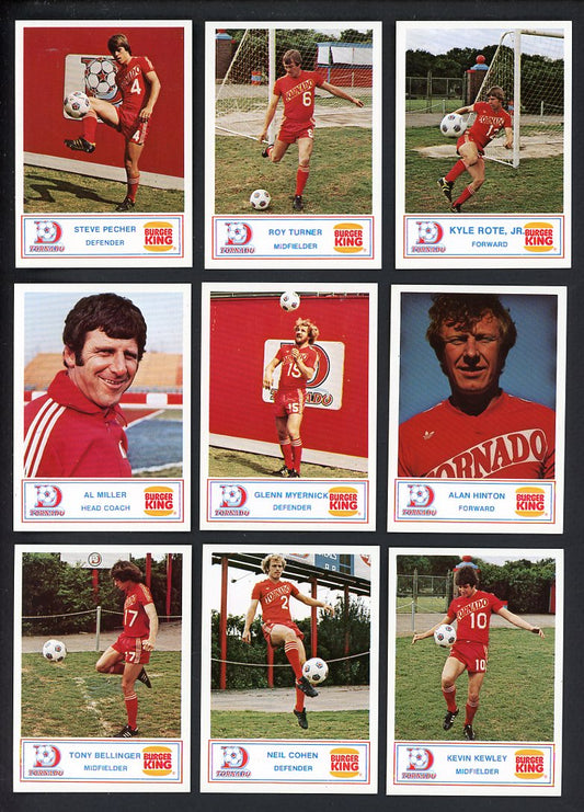 1977 Burger King Dallas Tornados Complete Set 560066