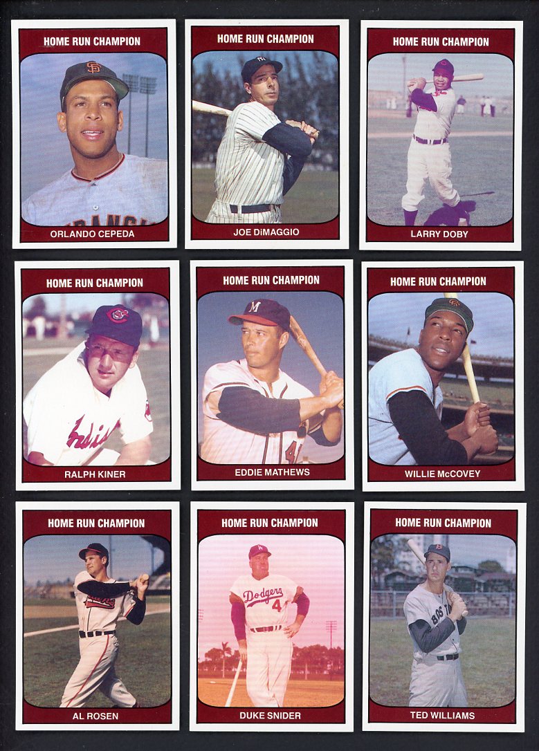 1985 TCMA Home Run Champs Complete Set 560092