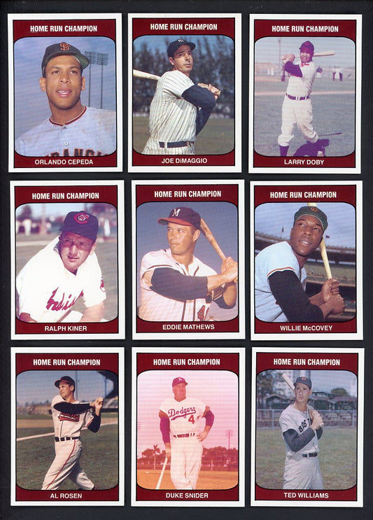 1985 TCMA Home Run Champs Complete Set 560092