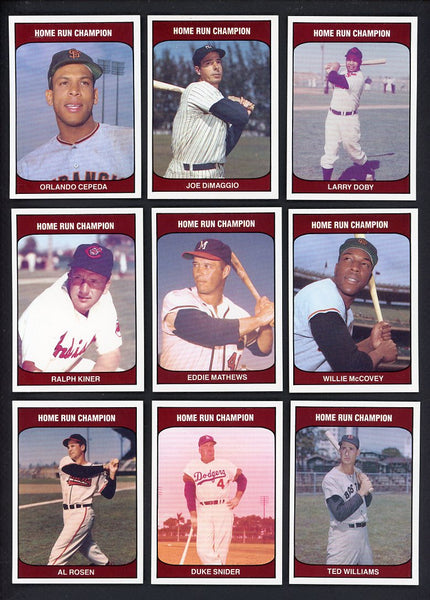1985 TCMA Home Run Champs Complete Set 560092