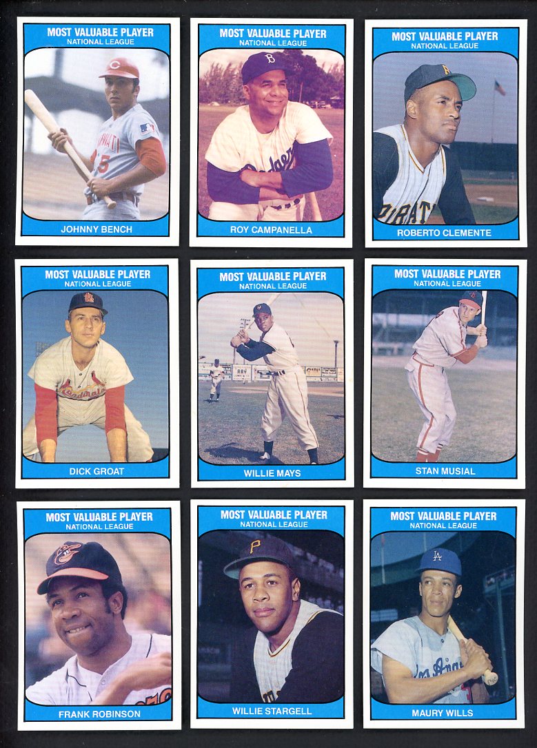 1985 TCMA N.L. Most Valuable Players Complete Set 560094