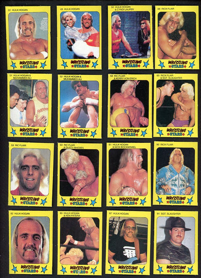1986 Monty Gum Wrestling Complete Set 560098