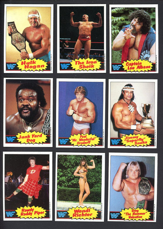 1985 Topps WWF Wrestling Complete Set 560099
