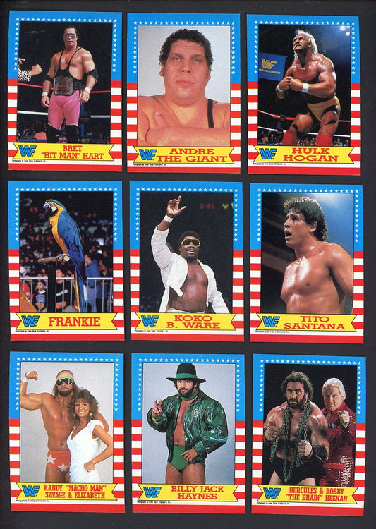 1987 Topps WWF Wrestling Complete Set 560100