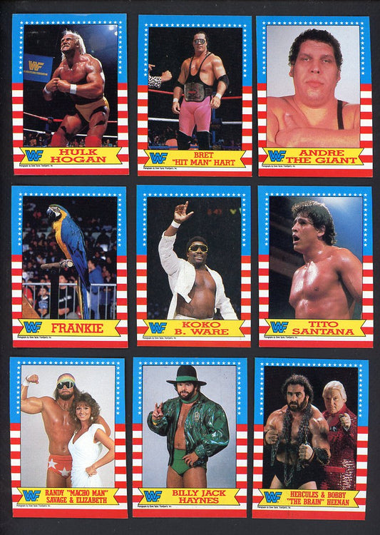 1987 Topps WWF Wrestling Complete Set 560101