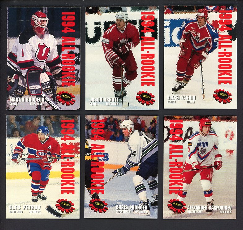 1994 Classic Hockey All Rookie Complete Set 560105