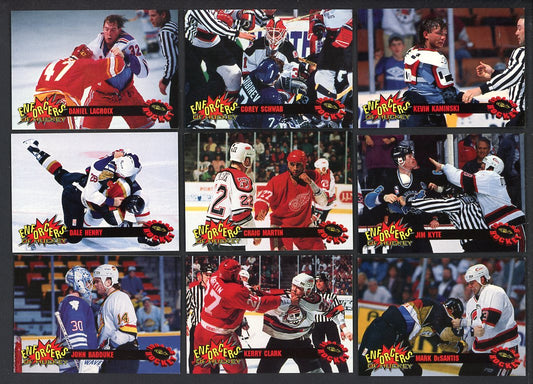 1994 Classic Hockey The Enforcers Complete Set 560107