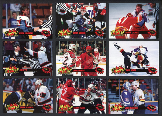 1994 Classic Hockey The Enforcers Complete Set 560108
