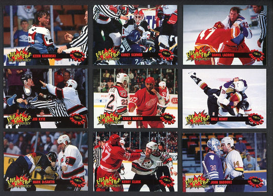 1994 Classic Hockey The Enforcers Complete Set 560109