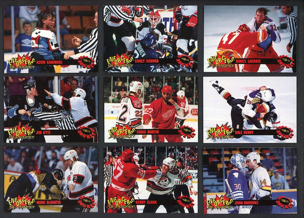 1994 Classic Hockey The Enforcers Complete Set 560109