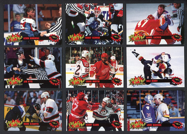 1994 Classic Hockey The Enforcers Complete Set 560110