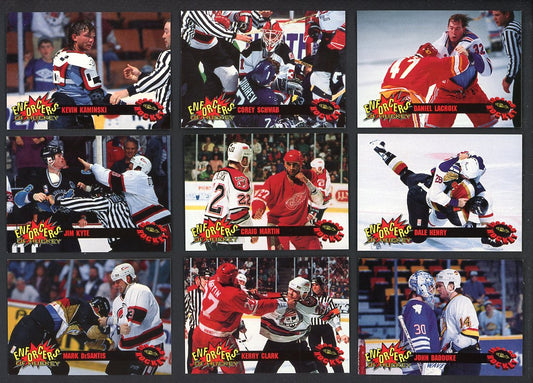 1994 Classic Hockey The Enforcers Complete Set 560113
