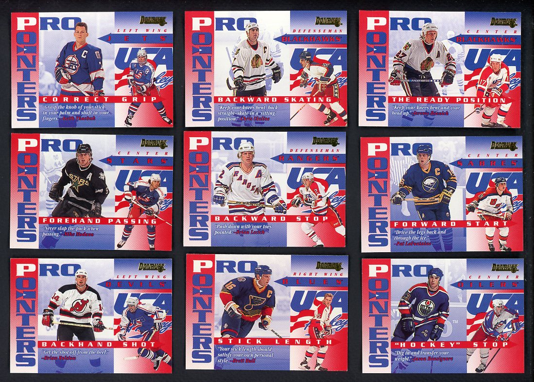 1995 Donruss Hockey Pro Pointers Complete Set 560117
