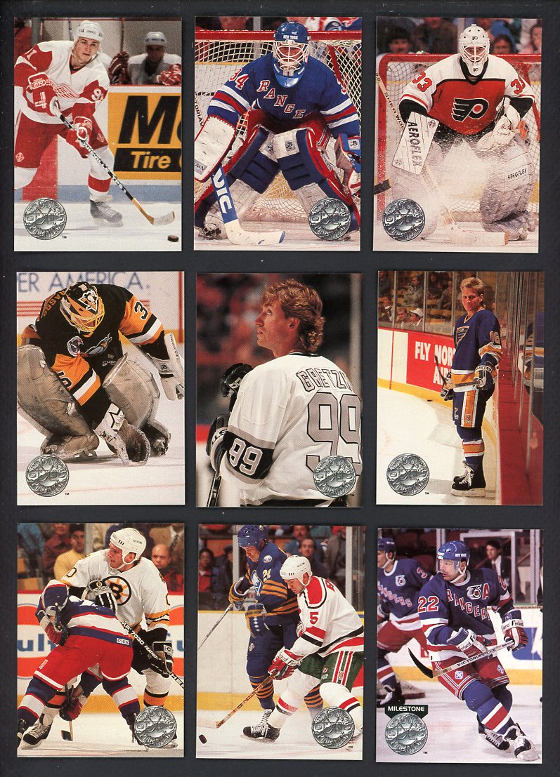1991 Pro Set Platinum Hockey Milestones Complete Set 560121