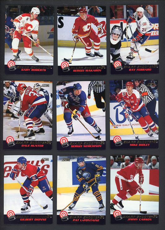 1992 Score Hockey Sharp Shooters Complete Set 560122