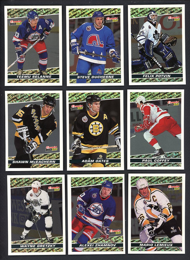 1994 Topps Premier Hockey Black Gold Complete Set 560123