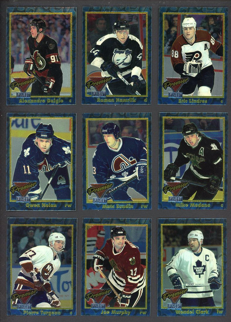 1994 Topps Premier Hockey Finest Complete Set 560124