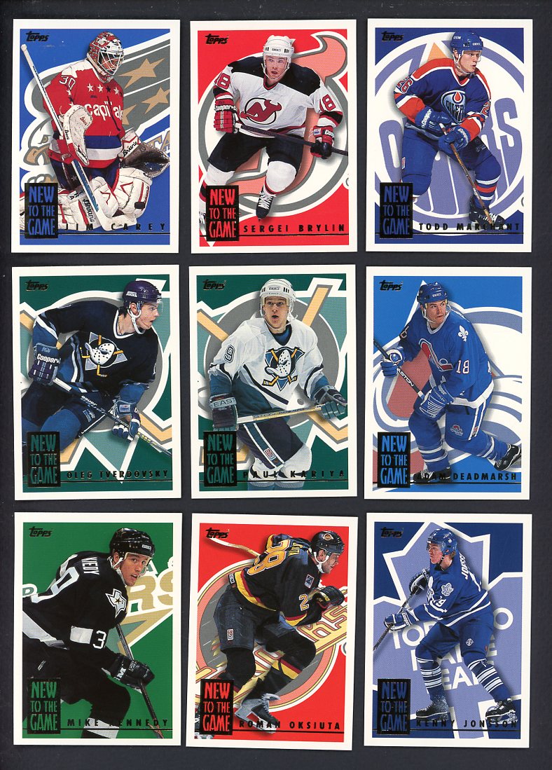 1995 Topps Hockey New To The Game Complete Set 560125