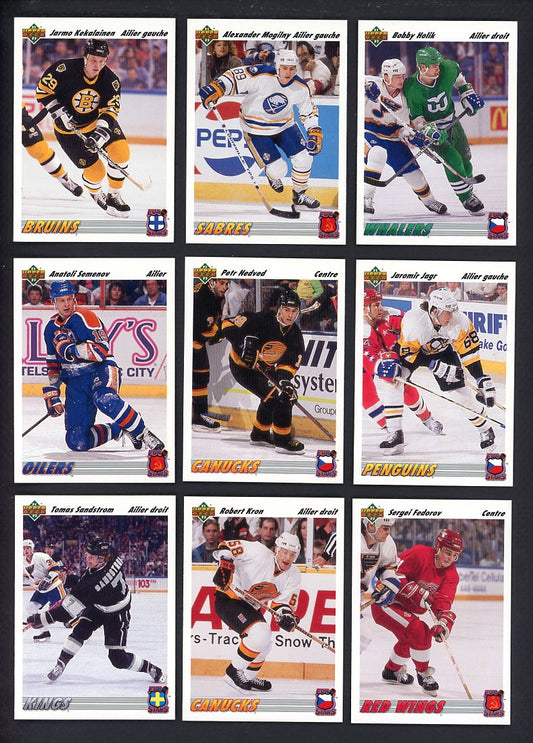 1991 Upper Deck Hockey Eurostars Complete Set 560127