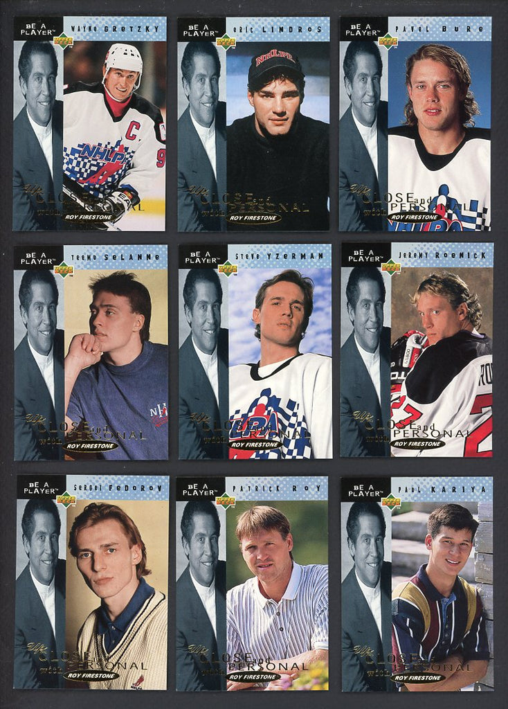 1994 UD Be A Player Hockey Up Close And Personal Complete Set 560128