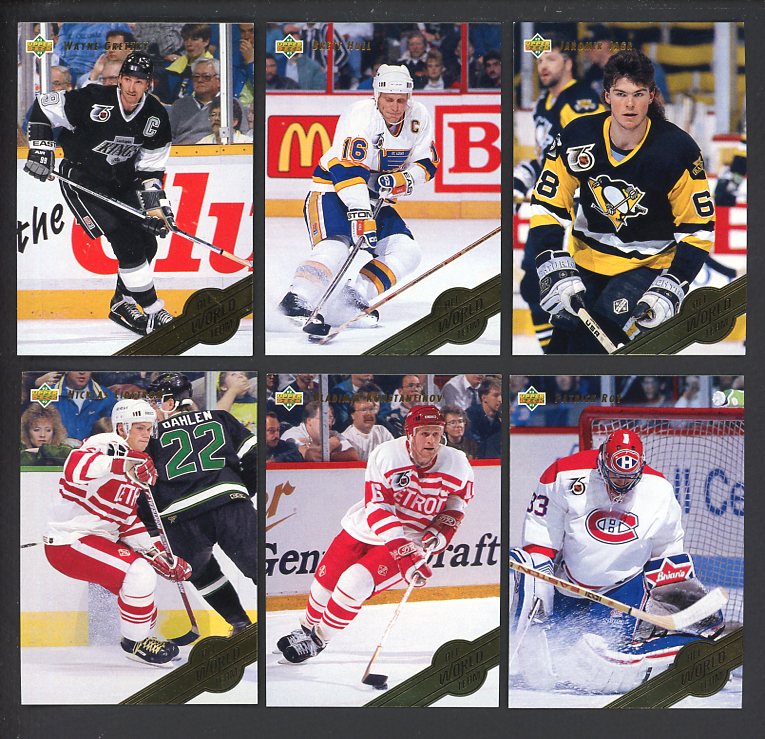 1992 Upper Deck Hockey All World Team Complete Set 560130