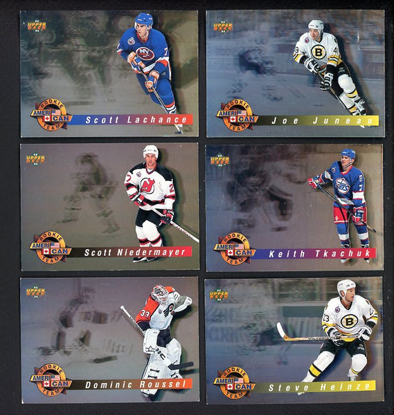 1992 Upper Deck Hockey American Rookie Team Complete Set 560131