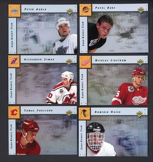 1992 Upper Deck Hockey Euro Rookie Team Complete Set 560132